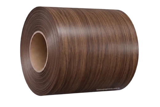 Bobina Pré-Pintada Wood