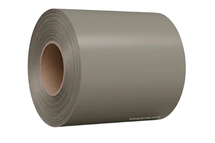 Bobina Pré‑Pintada cinza - referência RAL 7045 (imagem ilustrativa)