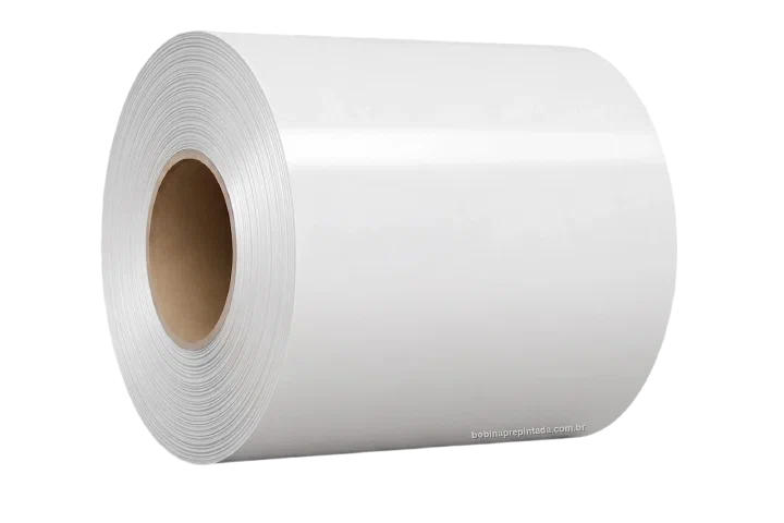 Bobina Pré‑Pintada branco - referência RAL 9003 (imagem ilustrativa)
